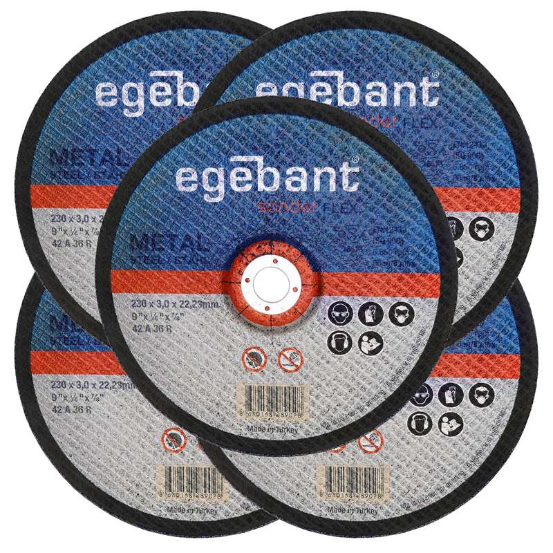 صفحه برش آهن اگبانت مدل ART-Eg-230x30-5 سایز 230 میلیمتر مجموعه 5 عددی