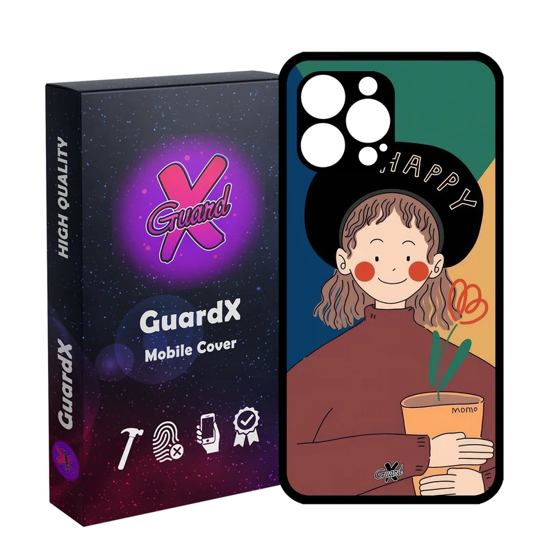 کاور گارد ایکس طرح دختر مدل Glass10630 مناسب برای گوشی موبایل اپل iPhone 12 Pro