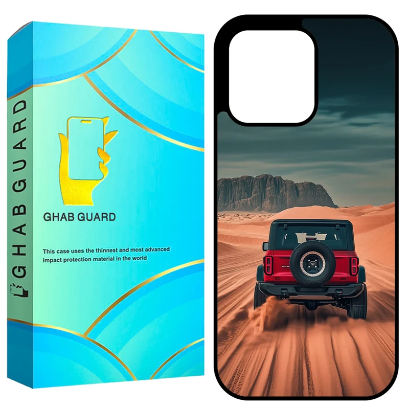 کاور قاب گارد طرح ماشین مدل GCHP16P مناسب برای گوشی موبایل اپل iPhone 16 Pro