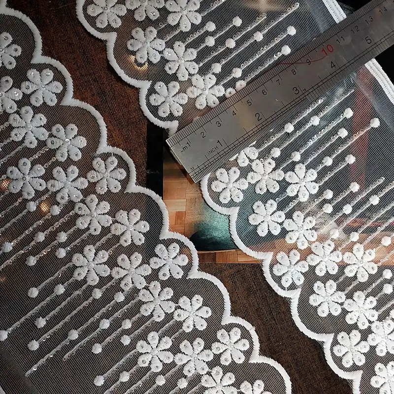 نوار یراق مدل تور پولکی S1 طول 1 متر