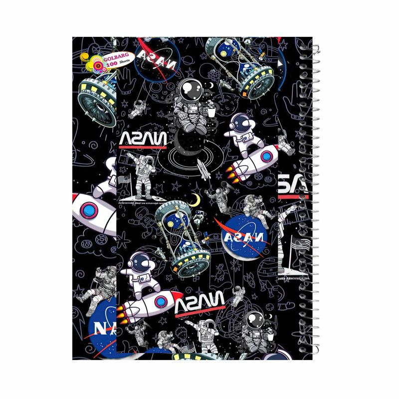 دفتر مشق 100 برگ گلبرگ مدل پسرانه کد 8611