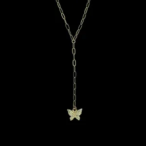 گردنبند زنانه اکسسورایز مدل پروانه کد 06