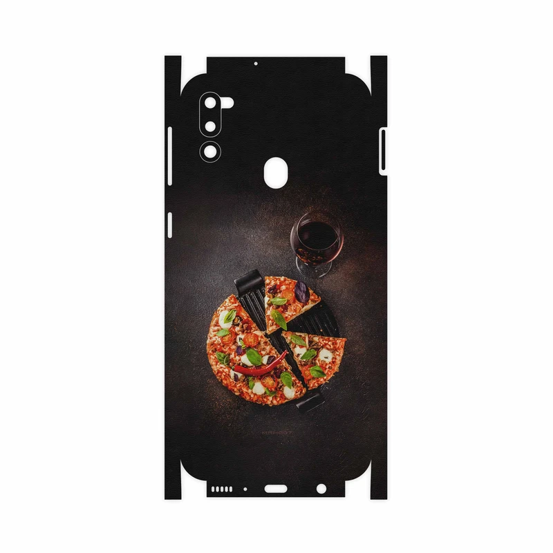 برچسب پوششی ماهوت مدل Pizza-FullSkin مناسب برای گوشی موبایل سامسونگ Galaxy M21 (2021) Edition