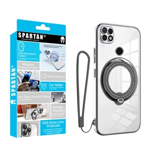 Spartan Ring Stand Strap Cover For Xiaomi Redmi 10C / Poco C40