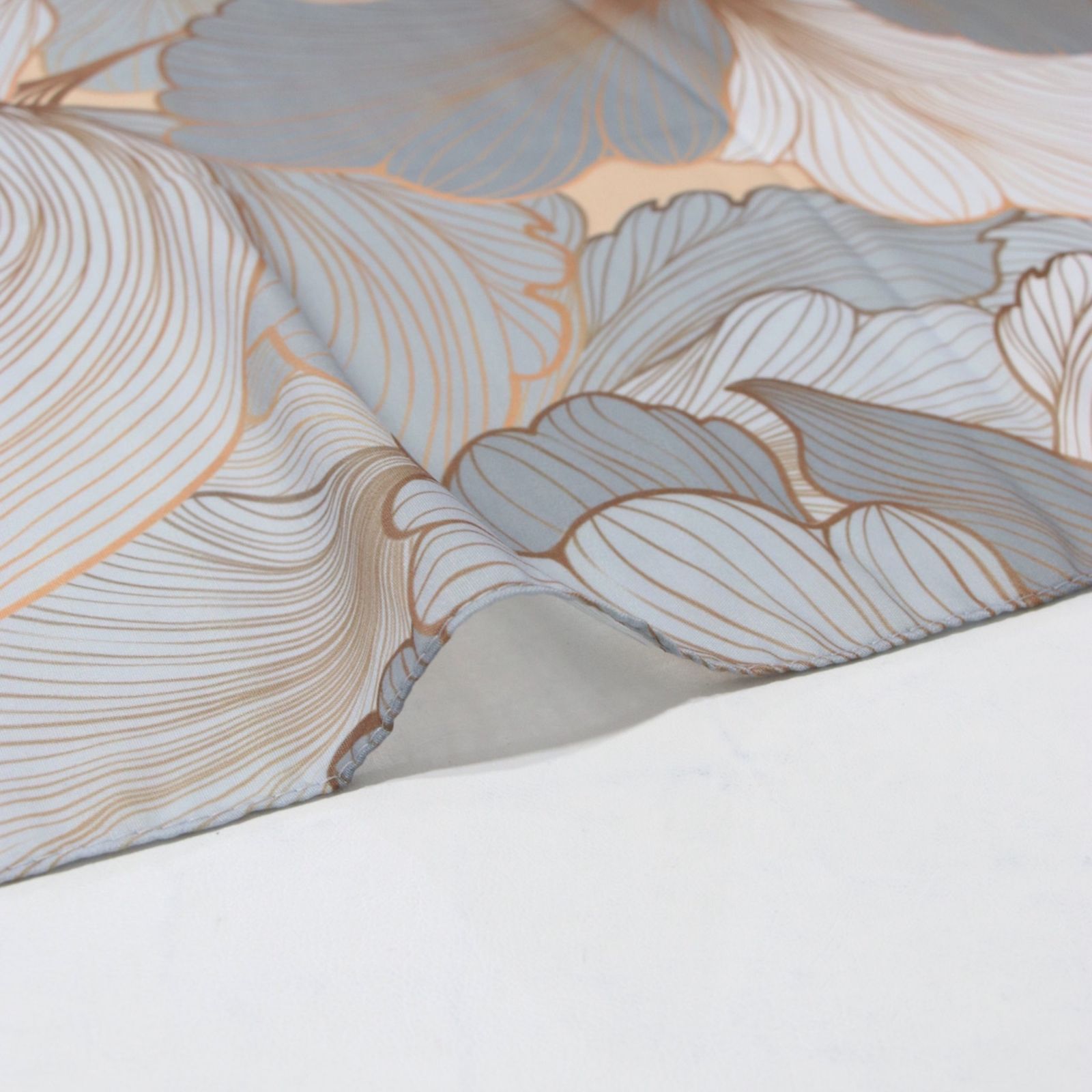 شال زنانه مدل نخی تابستانه جدید گل درشت کد a-3087 -  - 3