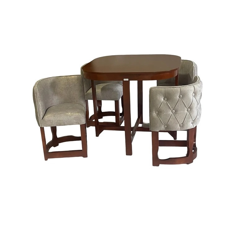 میز و صندلی ناهارخوری چهار نفره گالری والریان مدل M-CH-604