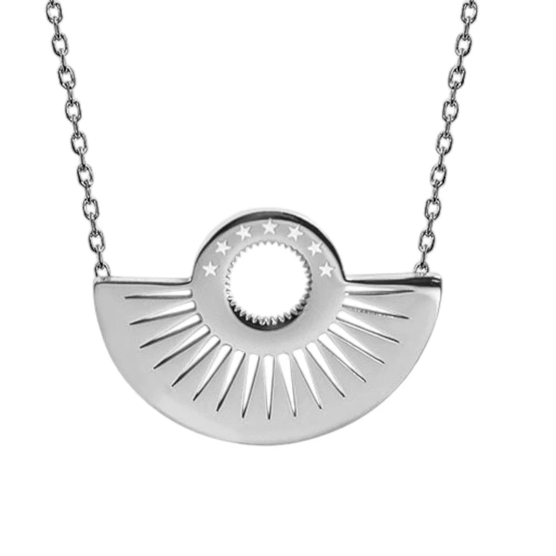 گردنبند مردانه مدل طلوع خورشید