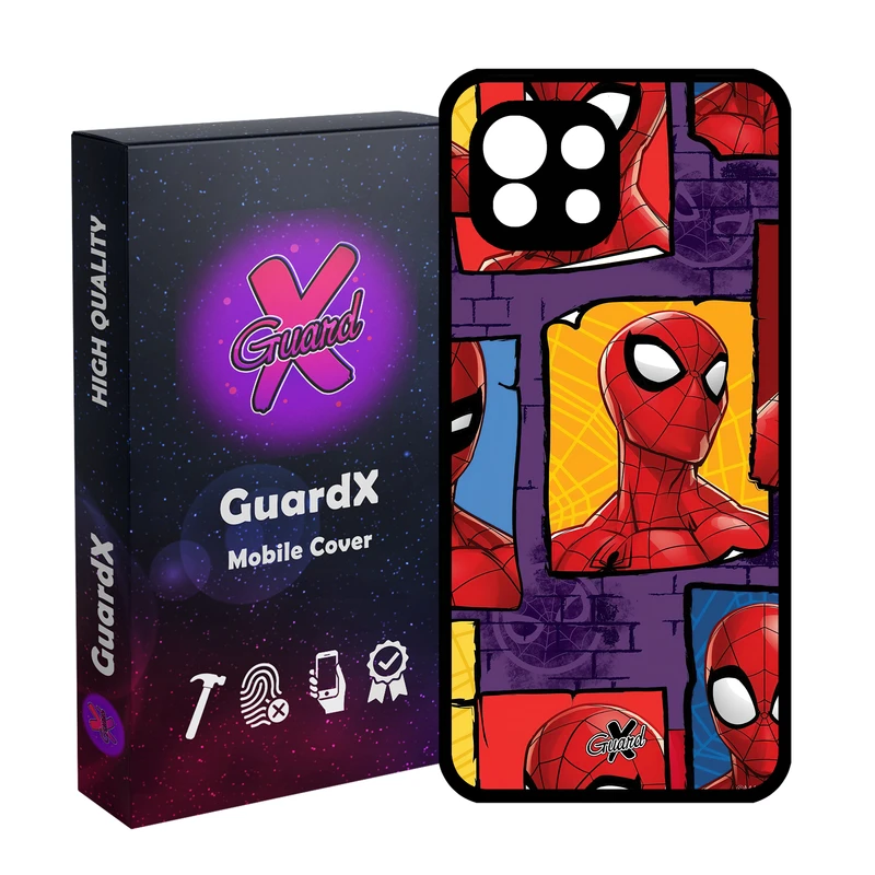 کاور گارد ایکس طرح مرد عنکبوتی مدل Glass10501 مناسب برای گوشی موبایل شیائومی  MI 11 Lite