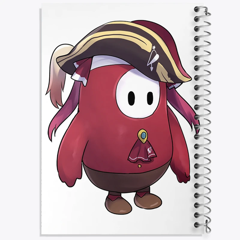 دفتر نقاشی 50 برگ خندالو طرح بازی فال گایز (Fall Guys) کد 32801