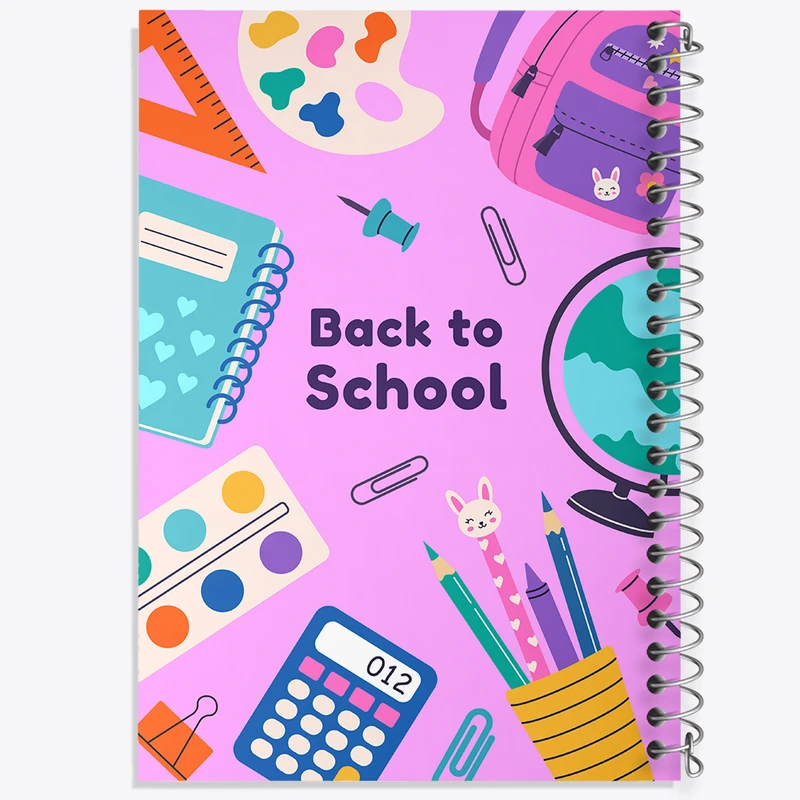 دفتر لیست خرید 50 برگ خندالو طرح Back To School کد N1519