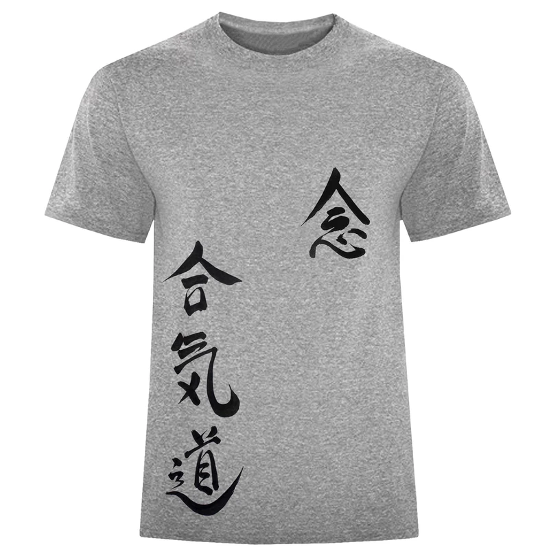 تی شرت آستین کوتاه مردانه مدل حروف چینی D628