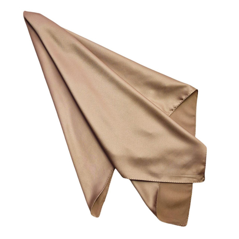 روسری زنانه مدل مینی رنگ خاکی