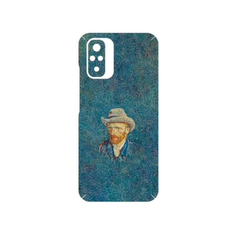 برچسب پوششی ماهوت مدل Self portrait with a gray felt hat مناسب برای گوشی موبایل شیائومی Redmi Note 10s