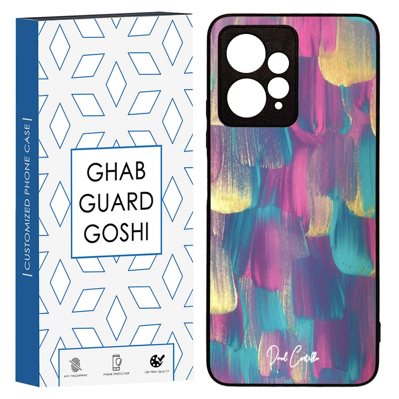 کاور قاب گارد گوشی طرح ابرنگ کد TPU-252 مناسب برای گوشی موبایل شیائومی Redmi Note 12 4G