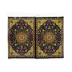 رومیزی فرش دستبافت مدل T101 یک جفت