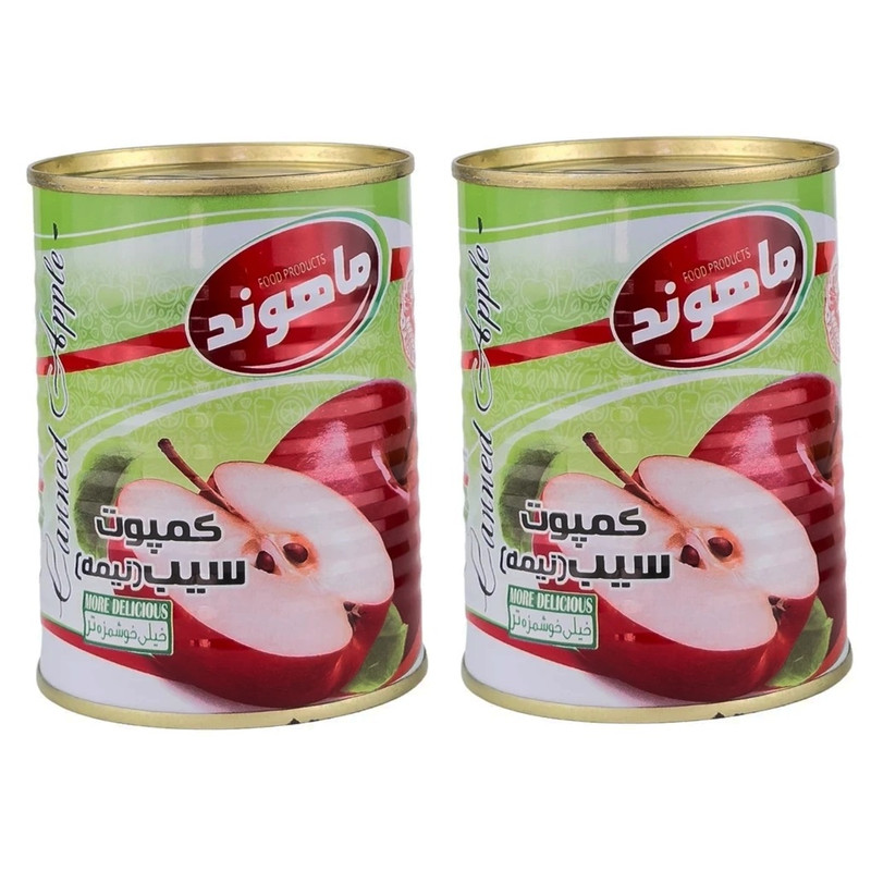کمپوت سیب ماهوند - 350 گرم مجموعه دو عددی
