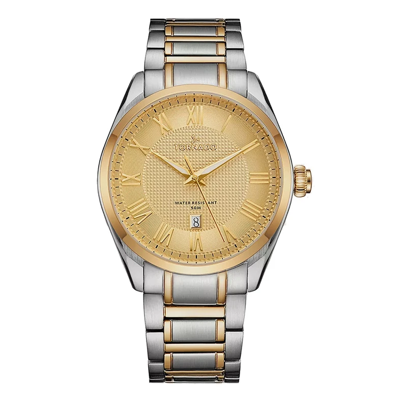 ساعت مچی عقربه‌ای مردانه تورنادو مدل T8007-TBTC