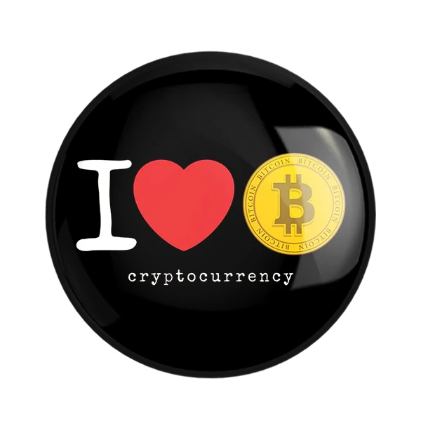 مگنت خندالو طرح I Love Bitcoin کد 10895