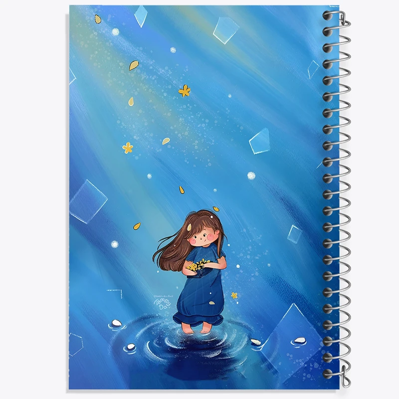 دفتر نقاشی 50 برگ خندالو طرح دخترانه کد F8234