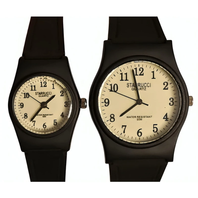ست ساعت مچی عقربه‌ای کوارتز زنانه و مردانه مدل MR-104