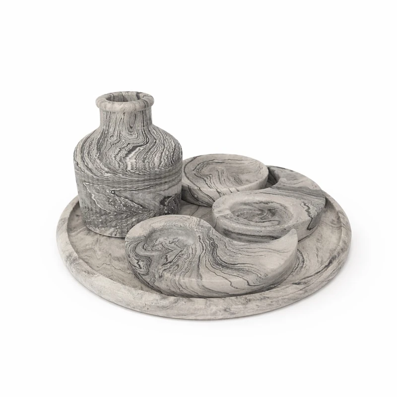 دکوری مدل ست مراکشی کد v1 مجموعه 5 عددی