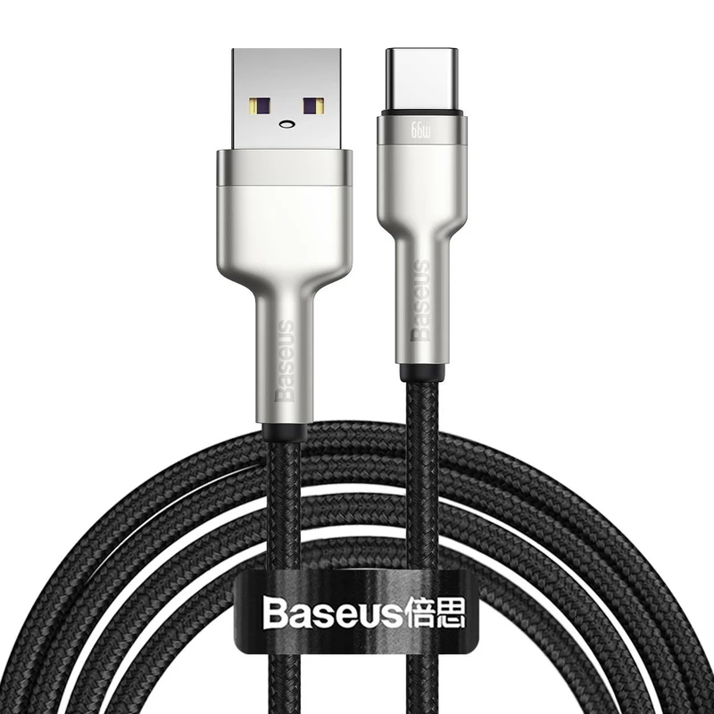 کابل تبدیل USB به USB-C باسئوس مدل 66W طول 1 متر