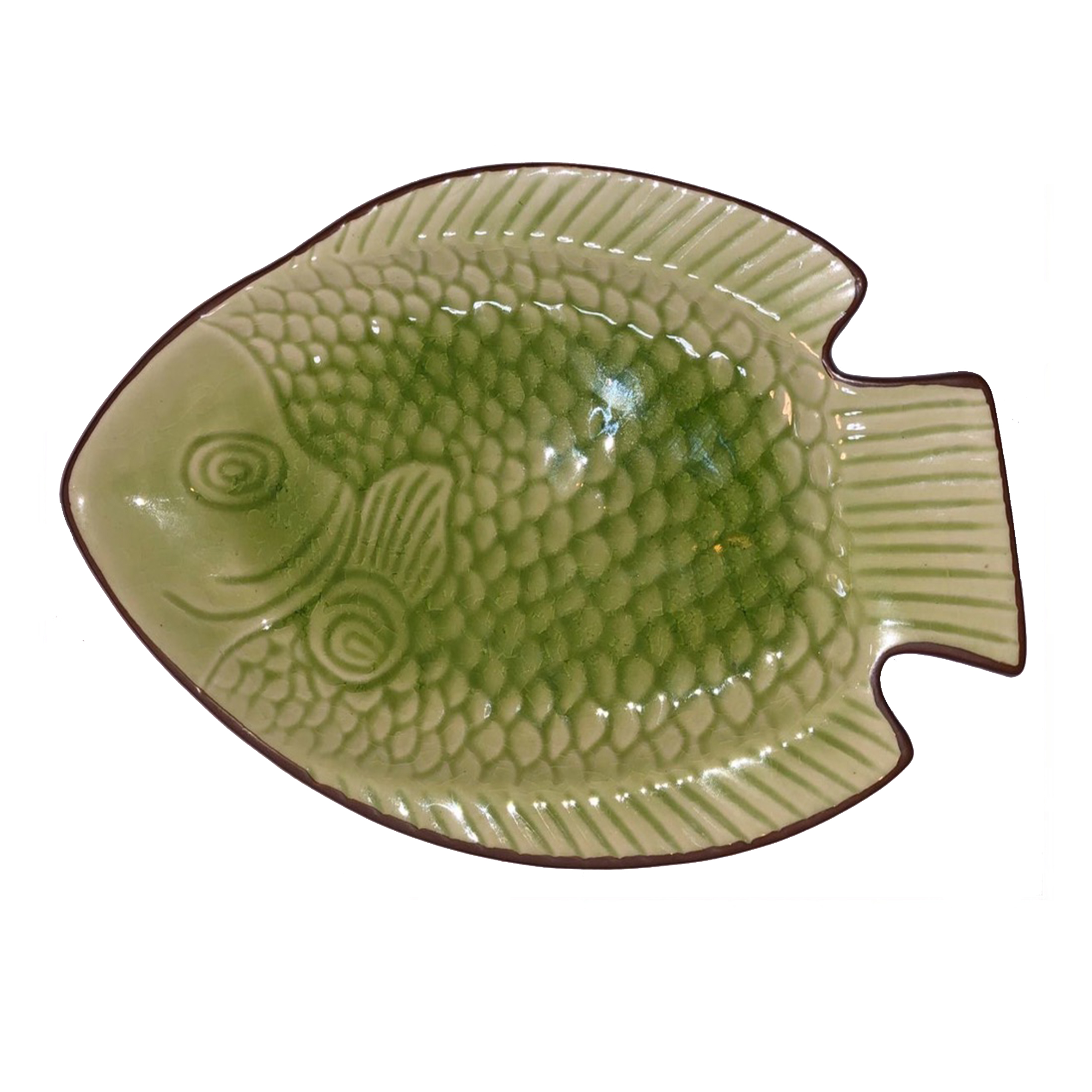 بشقاب طرح ماهی مدل ap34