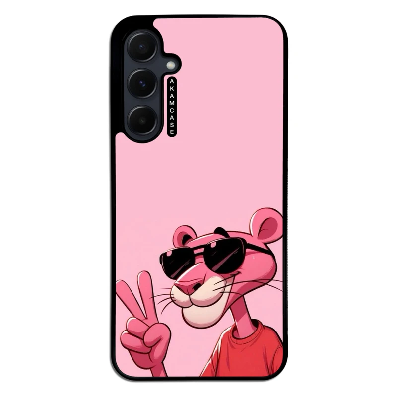 کاور آکام مدل AMC-WSGA55-PINK PANTHER9 مناسب برای گوشی موبایل سامسونگ Galaxy A55