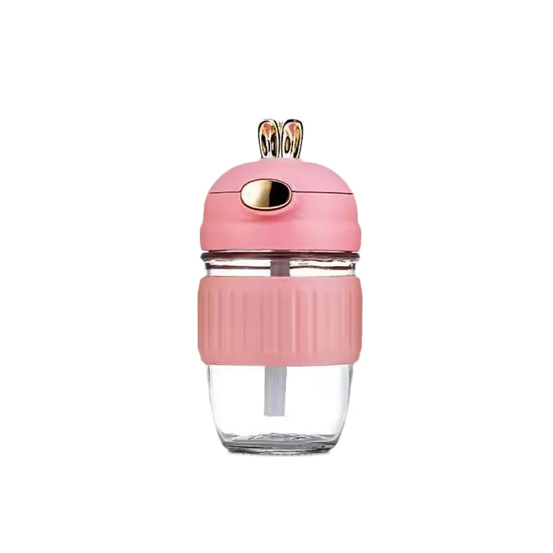 ماگ سفری مدل خرگوشی دور سیلیکونی کد 21 گنجایش 0.4 لیتر