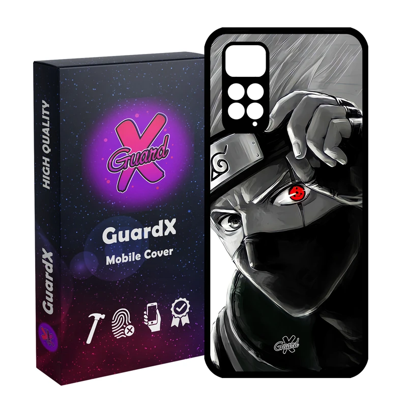 کاور گارد ایکس طرح Kakashi Anime مدل Glass10588مناسب برای گوشی موبایل شیائومی Redmi Note 11S/ Note 11 4G