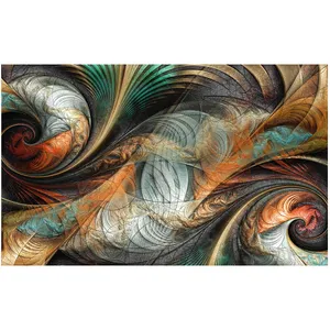 پادری مدل حلزونی کد M4.3161 سایز 76x46 سانتی متر