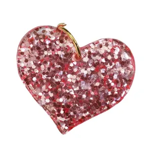 آویز گردنبند زنانه  مدل قلب اکلیلی کد AG 691