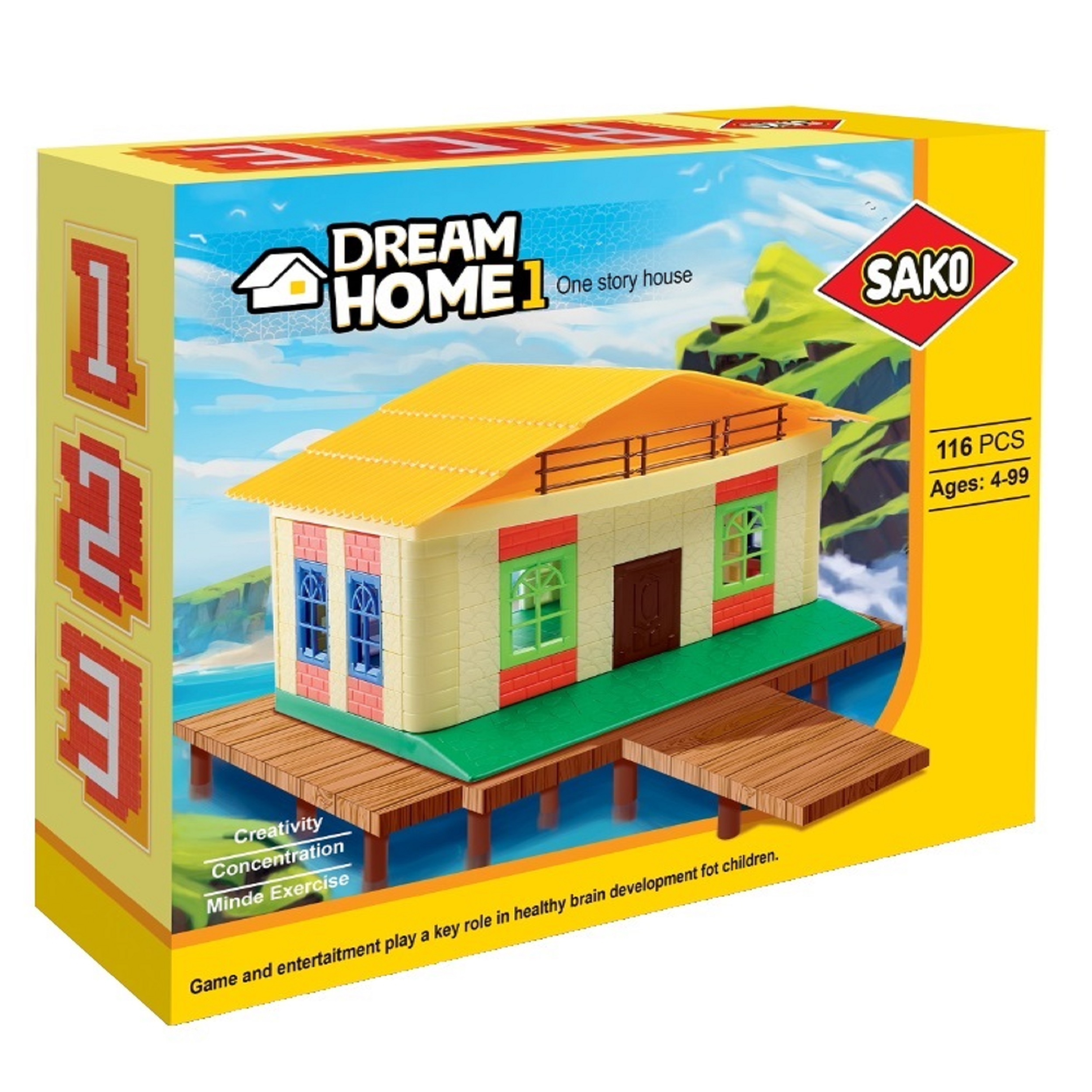 ساختنی ساکو مدل خانه رویایی طرح 1 طبقه