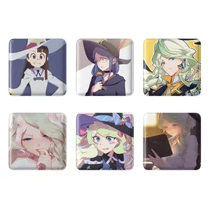 مگنت خندالو طرح انیمه جادوگران کوچک Little Witch Academia کد 1413B مجموعه 6 عددی