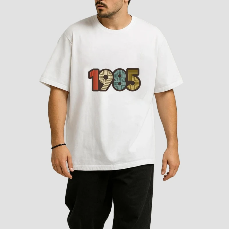 تی شرت مردانه مدل پنبه دورو 1995