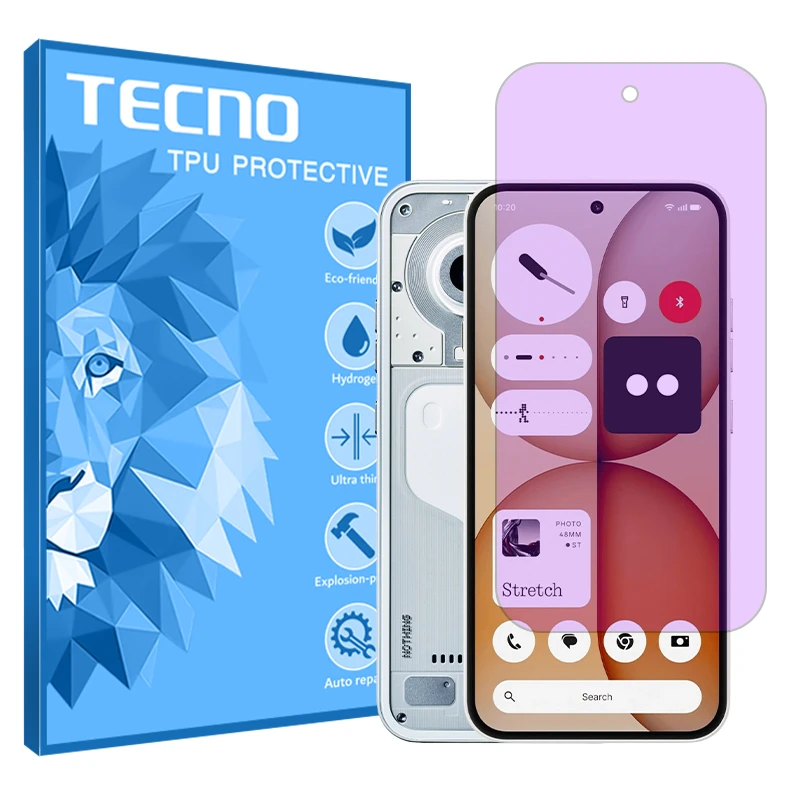 محافظ صفحه محافظ چشم تکنو مدل هیدروژلی مناسب برای گوشی موبایل ناتینگ Phone 4a