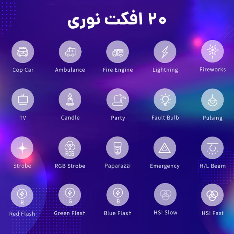 نور ثابت ال ای دی مدل Ulanzi VL120 2