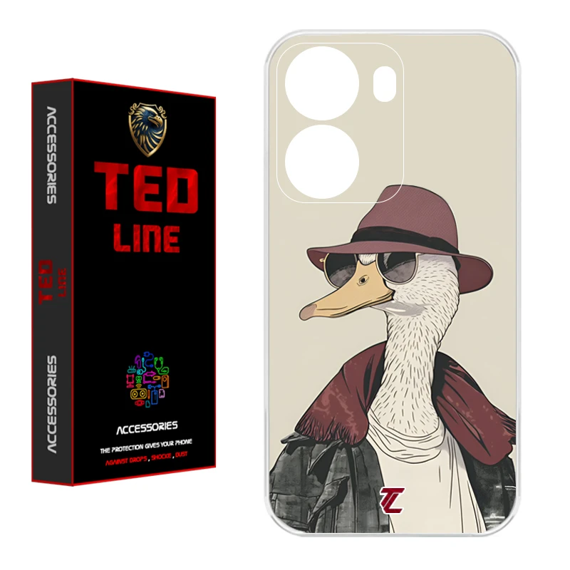 کاور تدلاین طرح اردک کد 1154 مناسب برای گوشی موبایل شیائومی Redmi A5