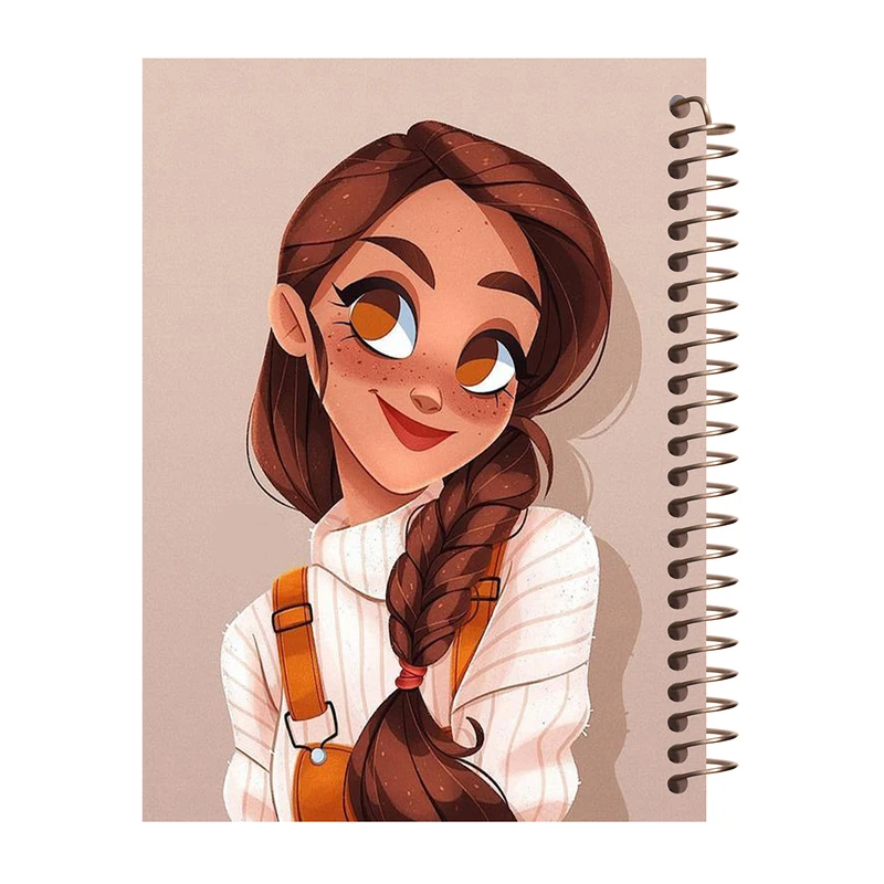 دفترچه یادداشت 60 برگ طرح دخترانه کد N93