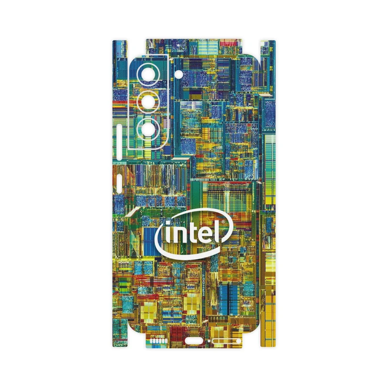 برچسب پوششی ماهوت مدل Intel-Brand-FullSkin مناسب برای گوشی موبایل سامسونگ Galaxy S22 5G