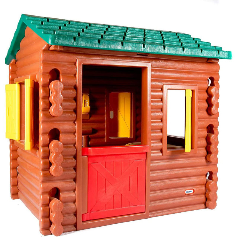 کلبه بازی کودک لیتل تایکس مدل Log Cabin Playhouse کلبه بازی کودک لیتل تایکس مدل Log Cabin Playhouse