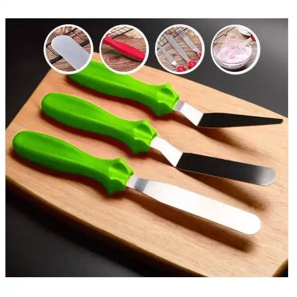 ابزار تزیین کیک مدل BUTTER SPATULA بسته 3 عددی