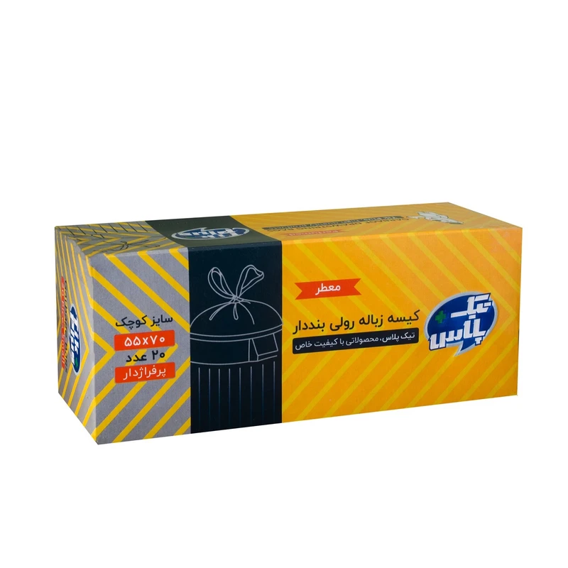 کیسه زباله تیک پلاس مدل 258 بسته 20 عددی