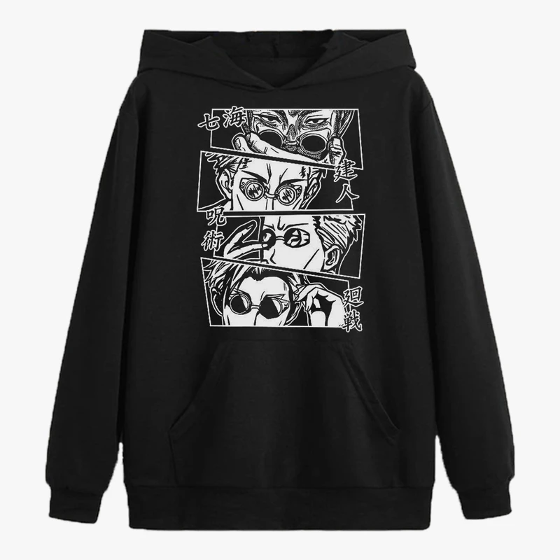 هودی مردانه مدل انیمه ای جوجوتسو کایسن شخصیت نانامی 396