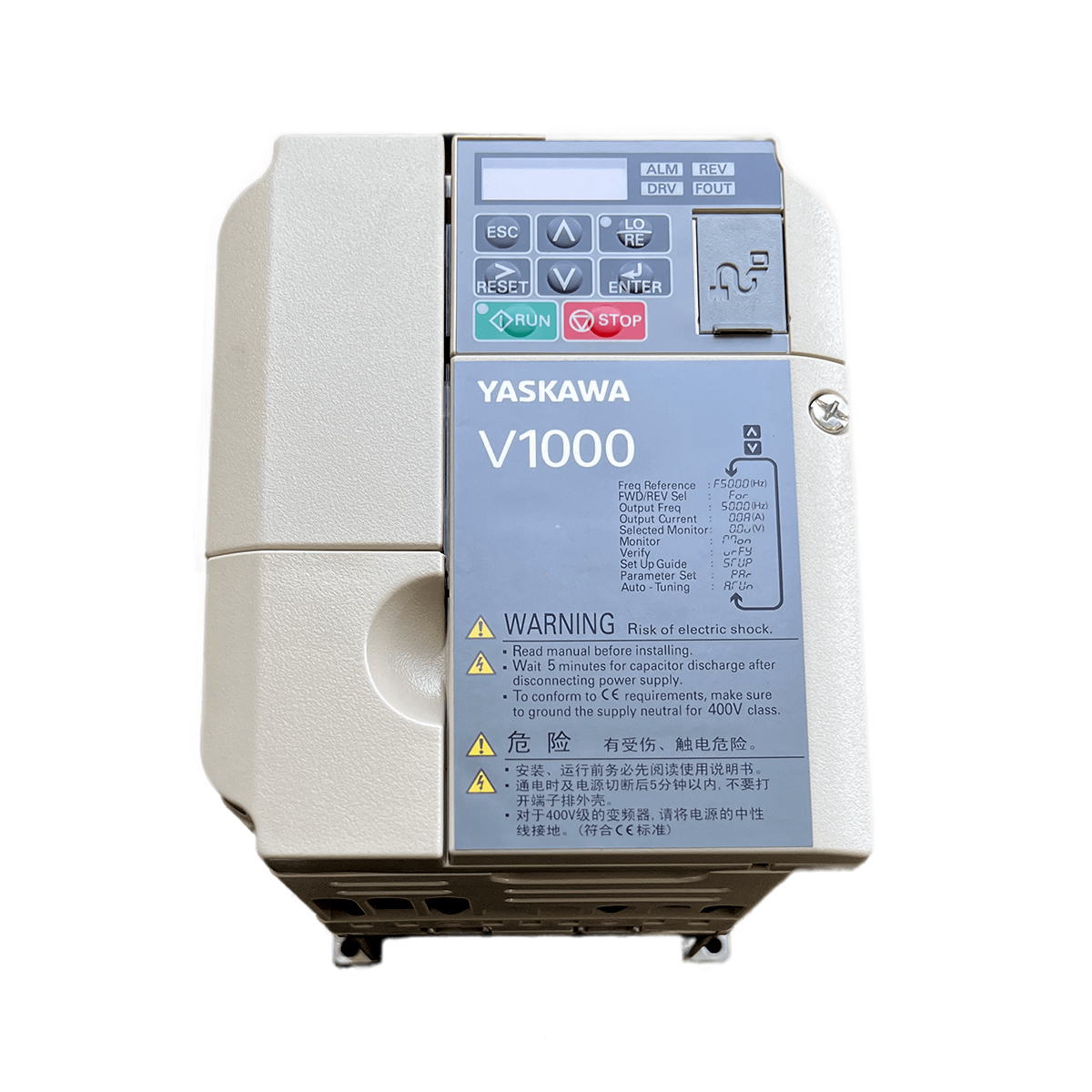 اینورتر یاسکاوا مدل V1000 کد CIMR-VB4A0007 ظرفیت 2.2 کیلووات