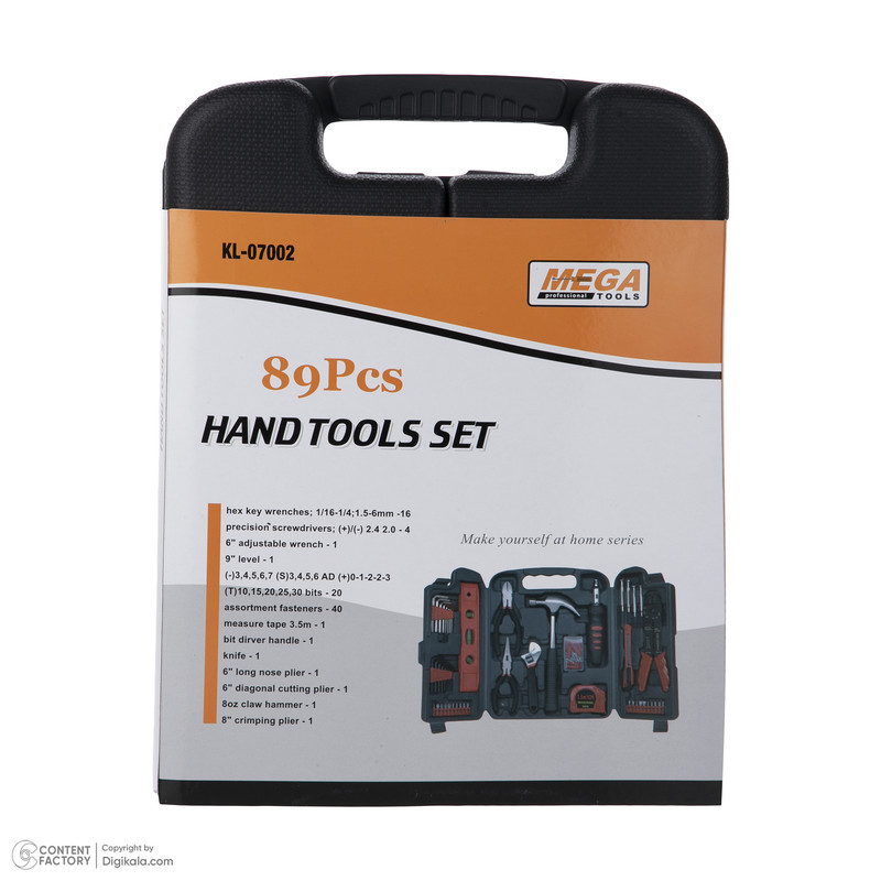 مجموعه 89 عددی ابزار مگا تولز کد KL07002 مجموعه 89 عددی ابزار مگا تولز کد KL07002