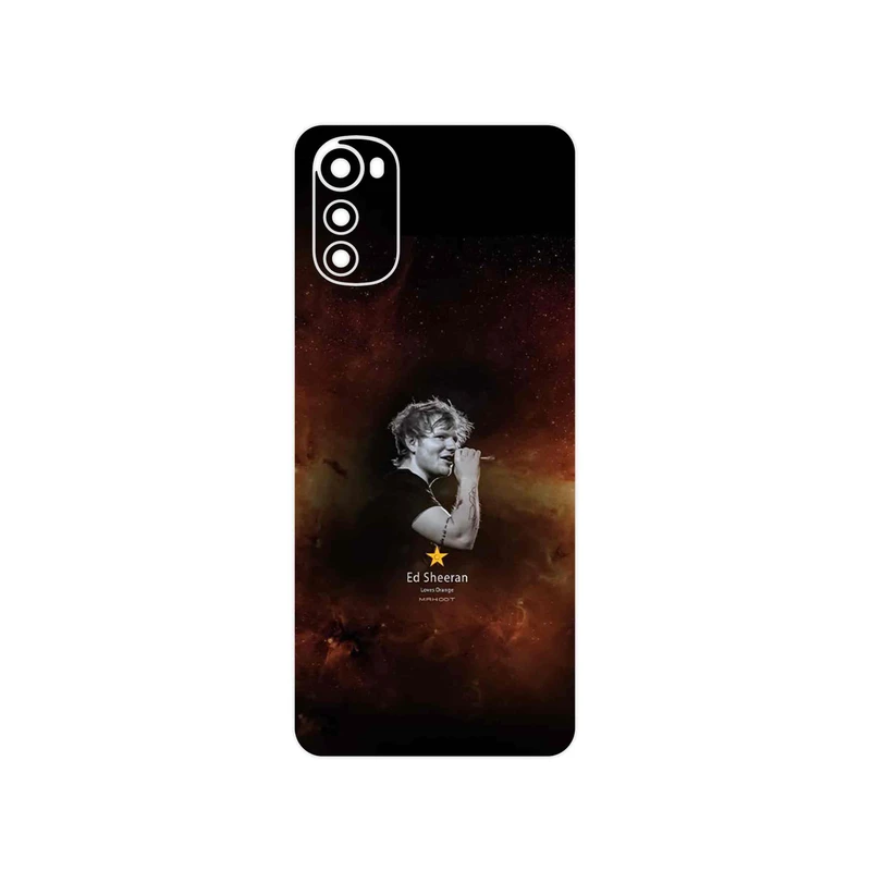 برچسب پوششی ماهوت مدل Ed Sheeran مناسب برای گوشی موبایل موتورولا Moto E32s