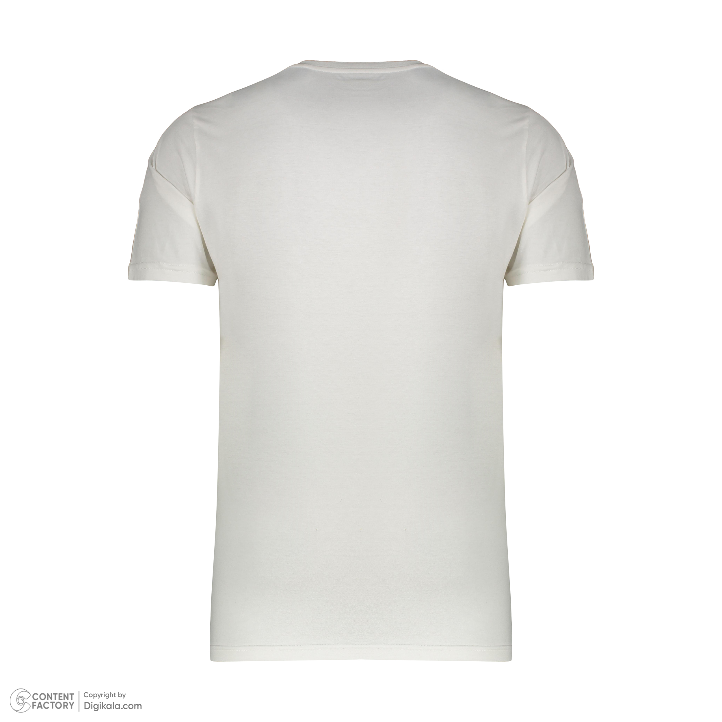 تی شرت آستین کوتاه مردانه آدور مدل سرو رنگ سفید -  - 4
