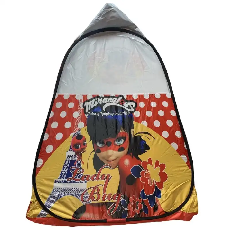 چادر بازی کودک طرح دختر کفشدوزکی کد 1