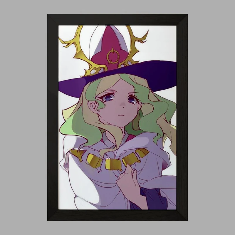 تابلو خندالو مدل دیانا انیمه جادوگران کوچک Little Witch Academia  کد 22920